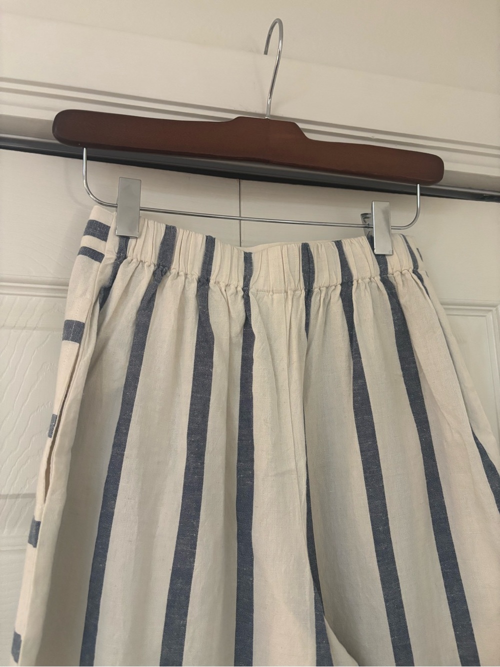 MAEVE ANTHROPOLOGIE Striped Sailor Culotte Pants with Pockets - Picture 13 of 15
